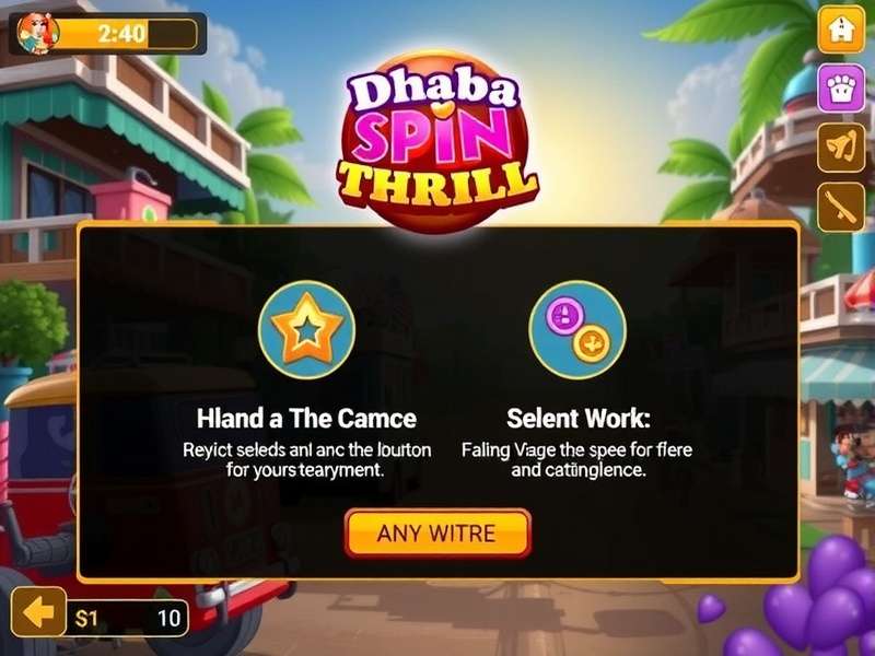 Dhaba Spin Turbo Thrill Game Interface